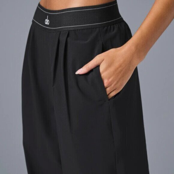 ALO Yoga Women's Black Suit Up Trouser (Regular Size M)👖 - Picture 2 of 8